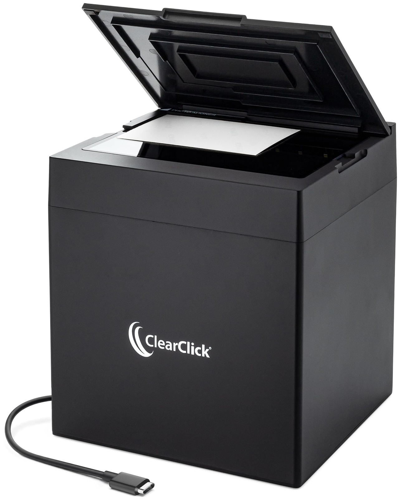 ClearClick InstaScan Photo Scanner USB-C 300 DPI for 4x6 5x7 Smaller Photos PC