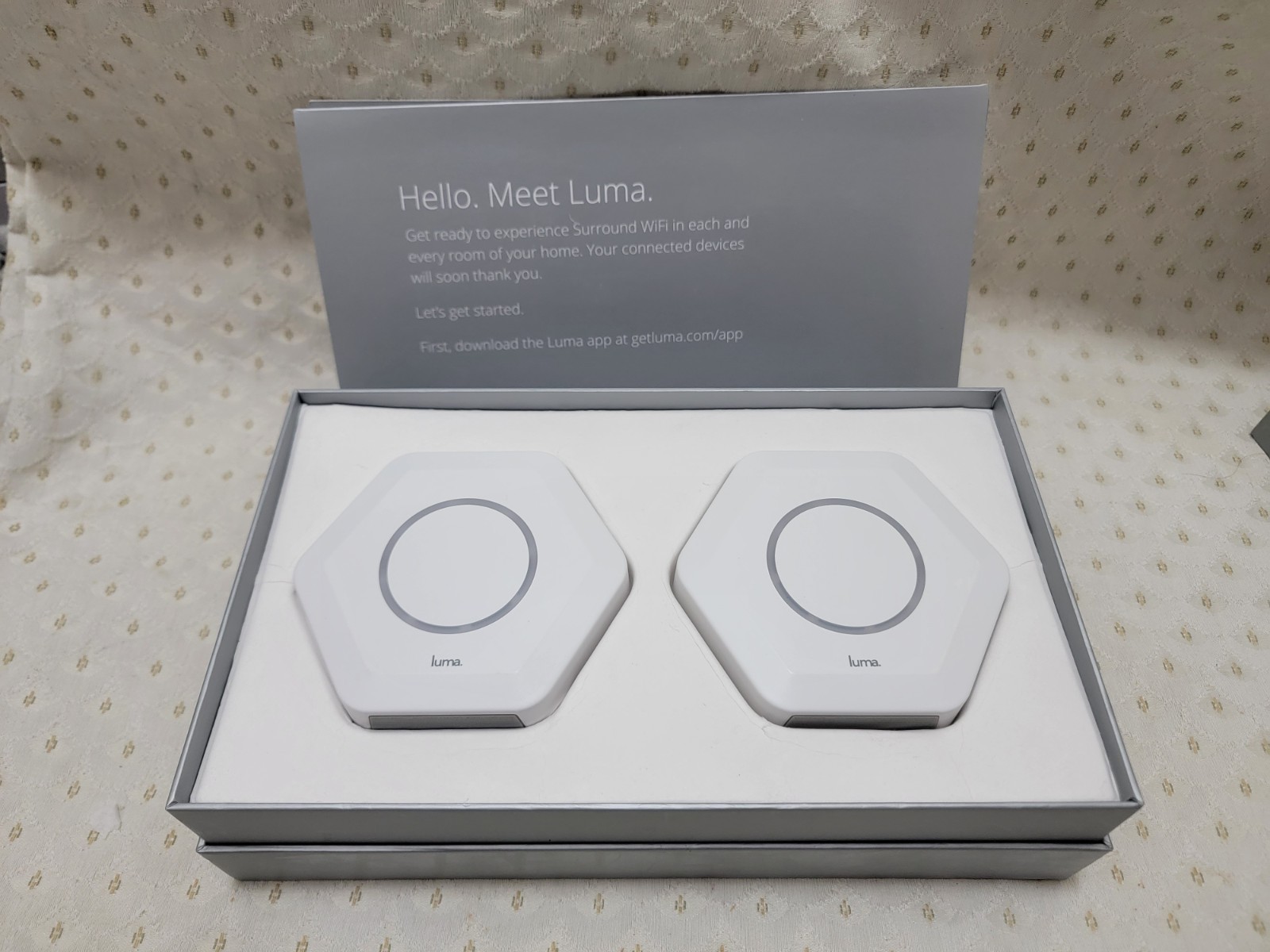 Luma MXF-L1000 Mesh Home WiFi Extenders and Routers 2x