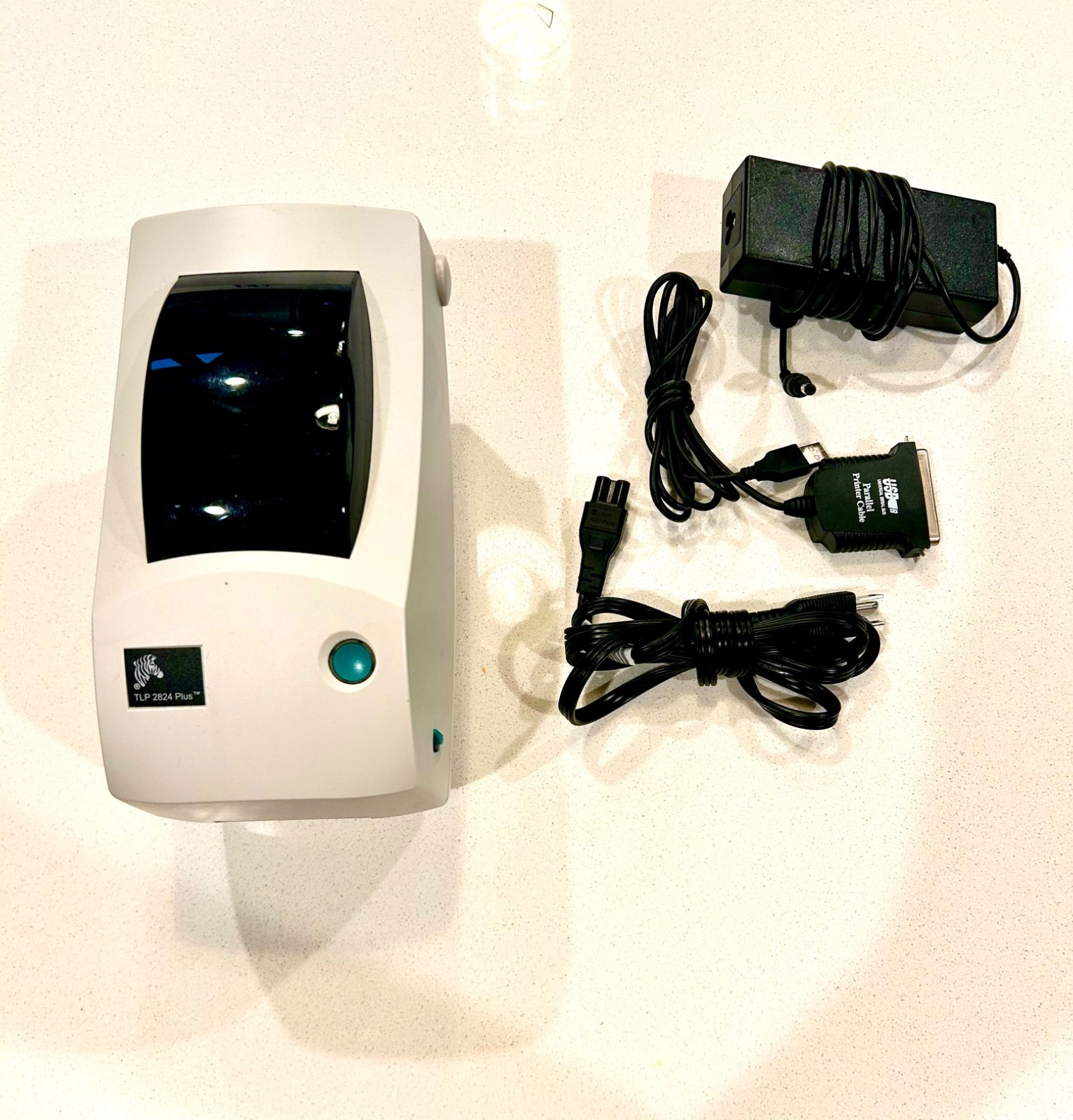 Zebra Tlp2824 Plus TLP 2824 Thermal Transfer Label Ethernet Printer USB