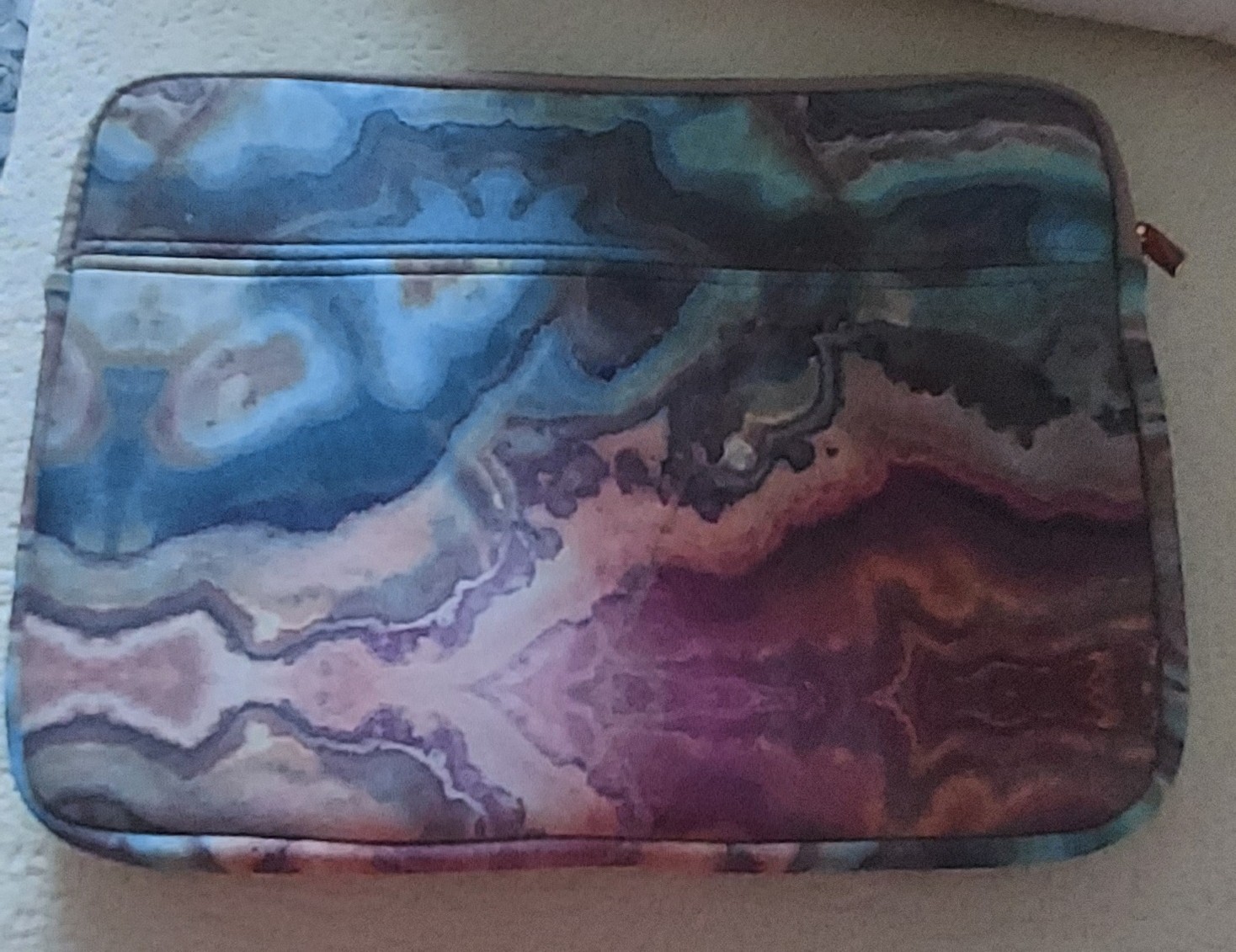My Tagalongs Neoprene Laptop Computer Case Sleeve Soft Swirl Tie Dye 14"