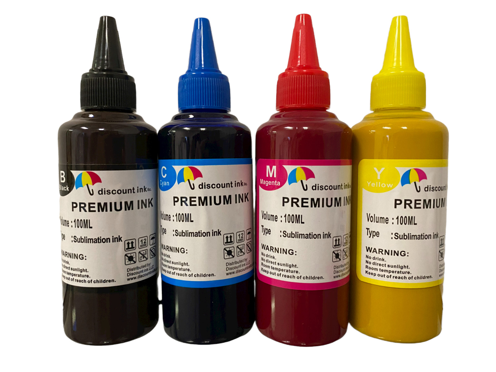 4x100ml Sublimation Ink Compatible for Sawgrass Virtuoso SG400 SG500