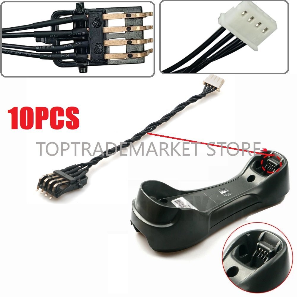 10PCS Cradle Connector for  Symbol STB3478 STB3578-ER FZ HD SR Charger