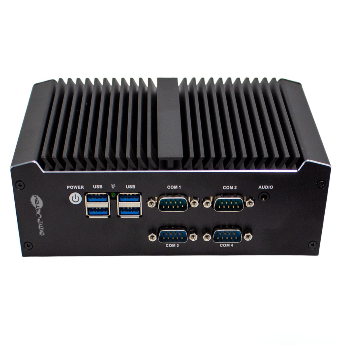 Simpletek Fanless Mini PC 16GB 480GB 4x RS232 COM Lan RJ45 HDMI VGA W11 Pro
