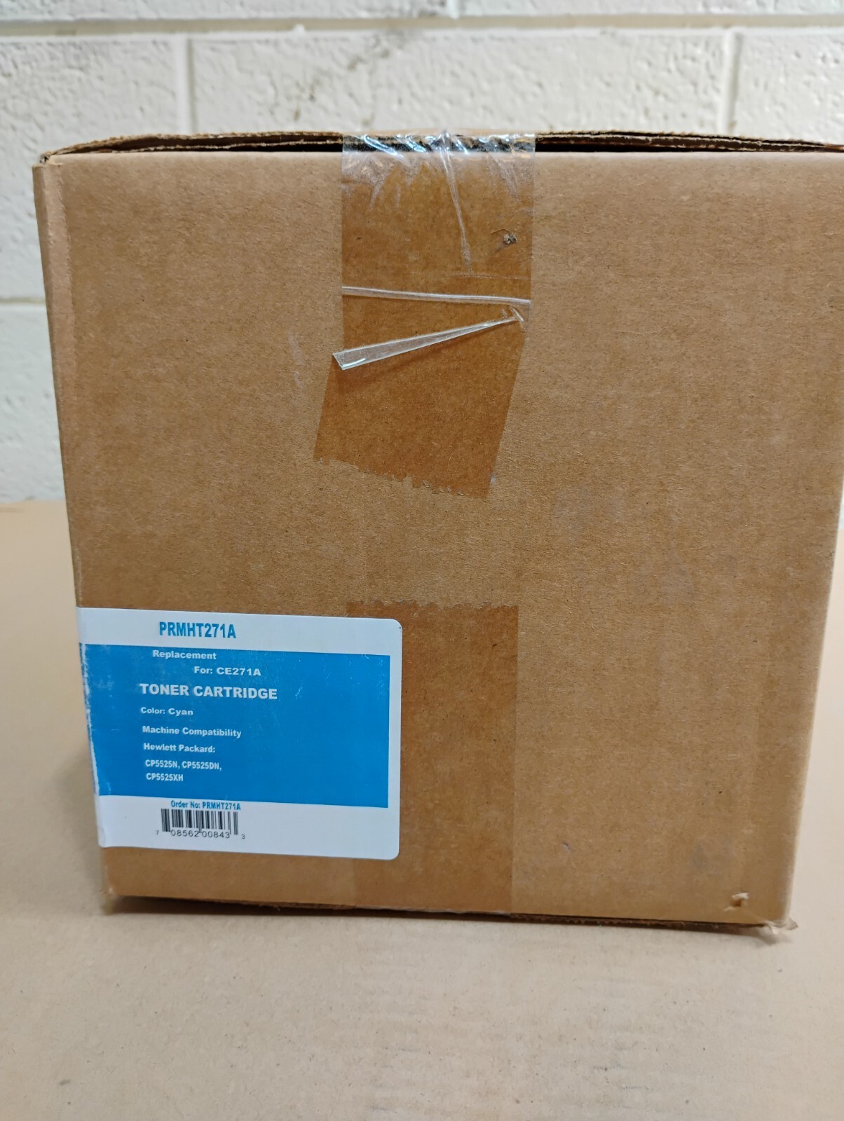 Cyan Toner Cartridge  CE271A Replacement For HP  New Sealed