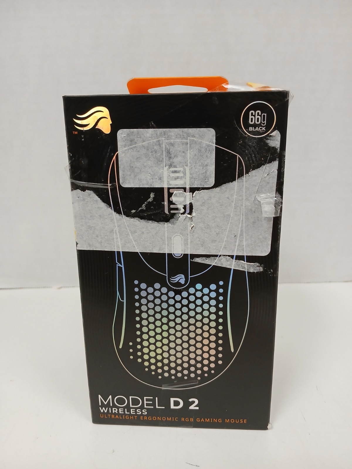 Glorious Model D 2 Wireless Gaming Mouse, Black  *NO DONGLE*