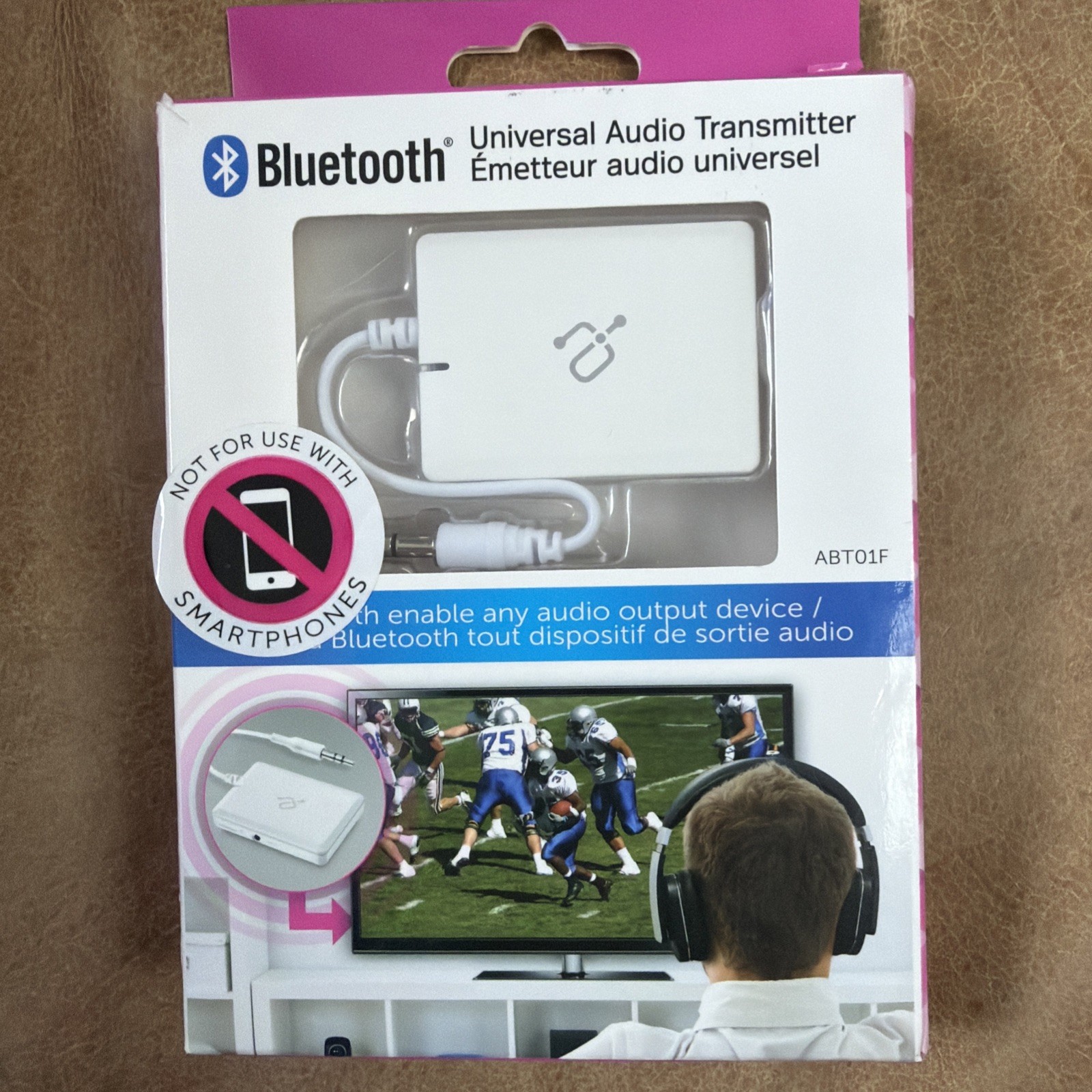 Aluratek Bluetooth Universal Audio Transmitter For Audio Devices ABT01F