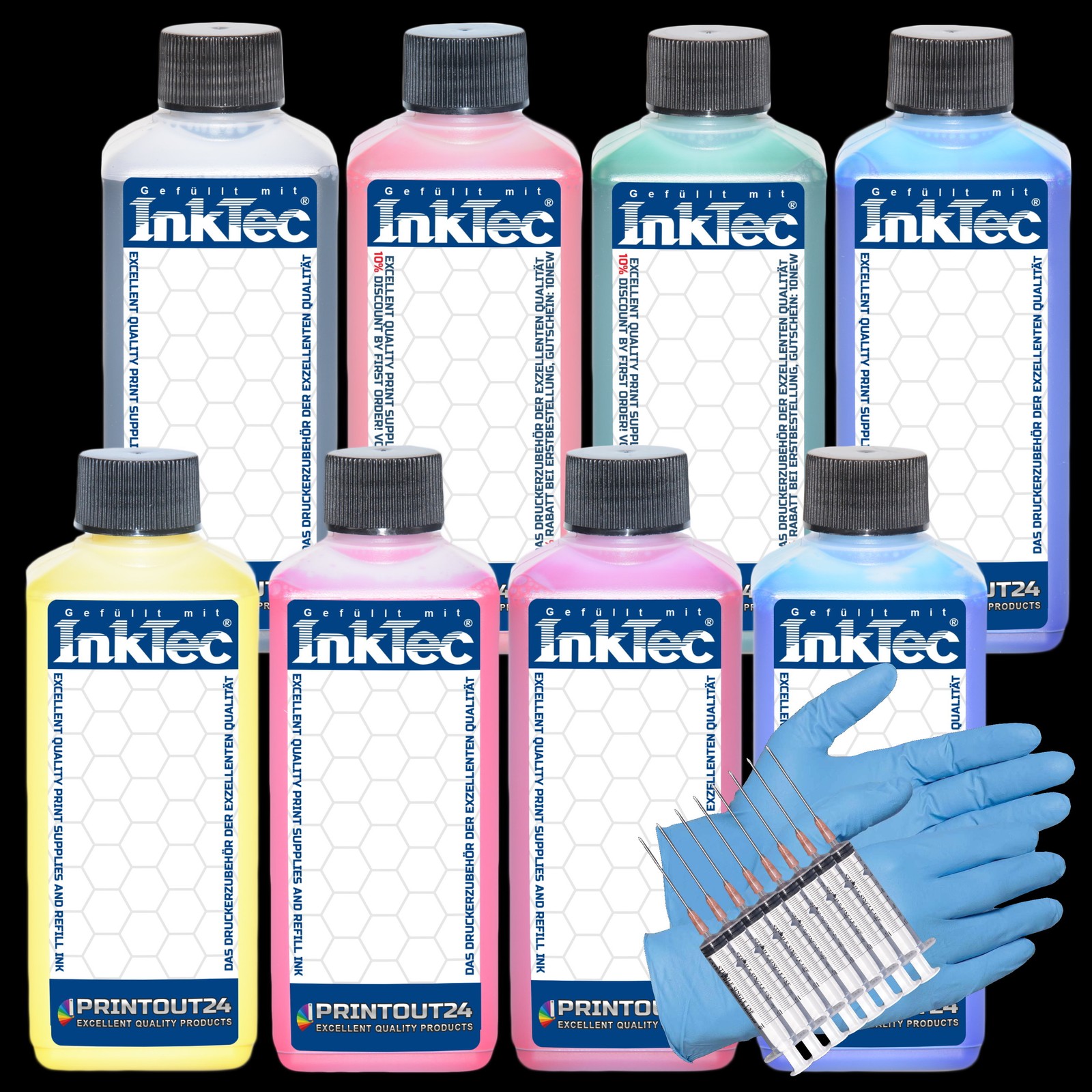 0.8L InkTec® Pigment Ink Refill For Canon PFI-304 PFI-704 PFI-306 PFI-706