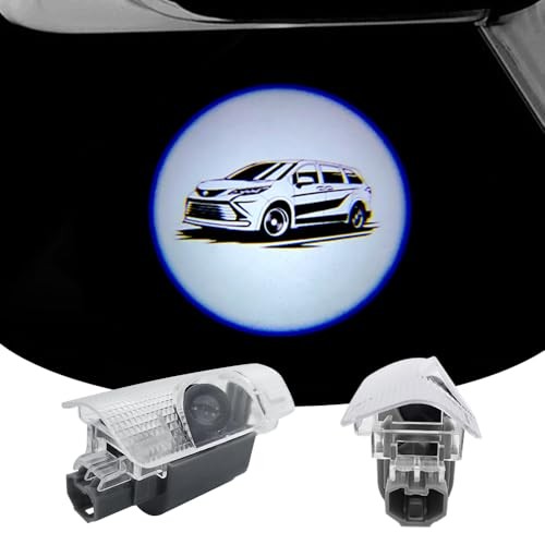 2PCS LED Car Door Projector Courtesy Lights Ghost for sienna 2021-present