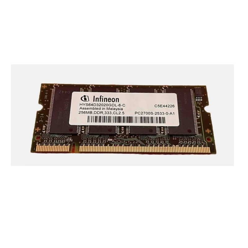Infineon 256MB DDR SDRAM Module DDR-333MHz HYS64D32020GDL-6-C