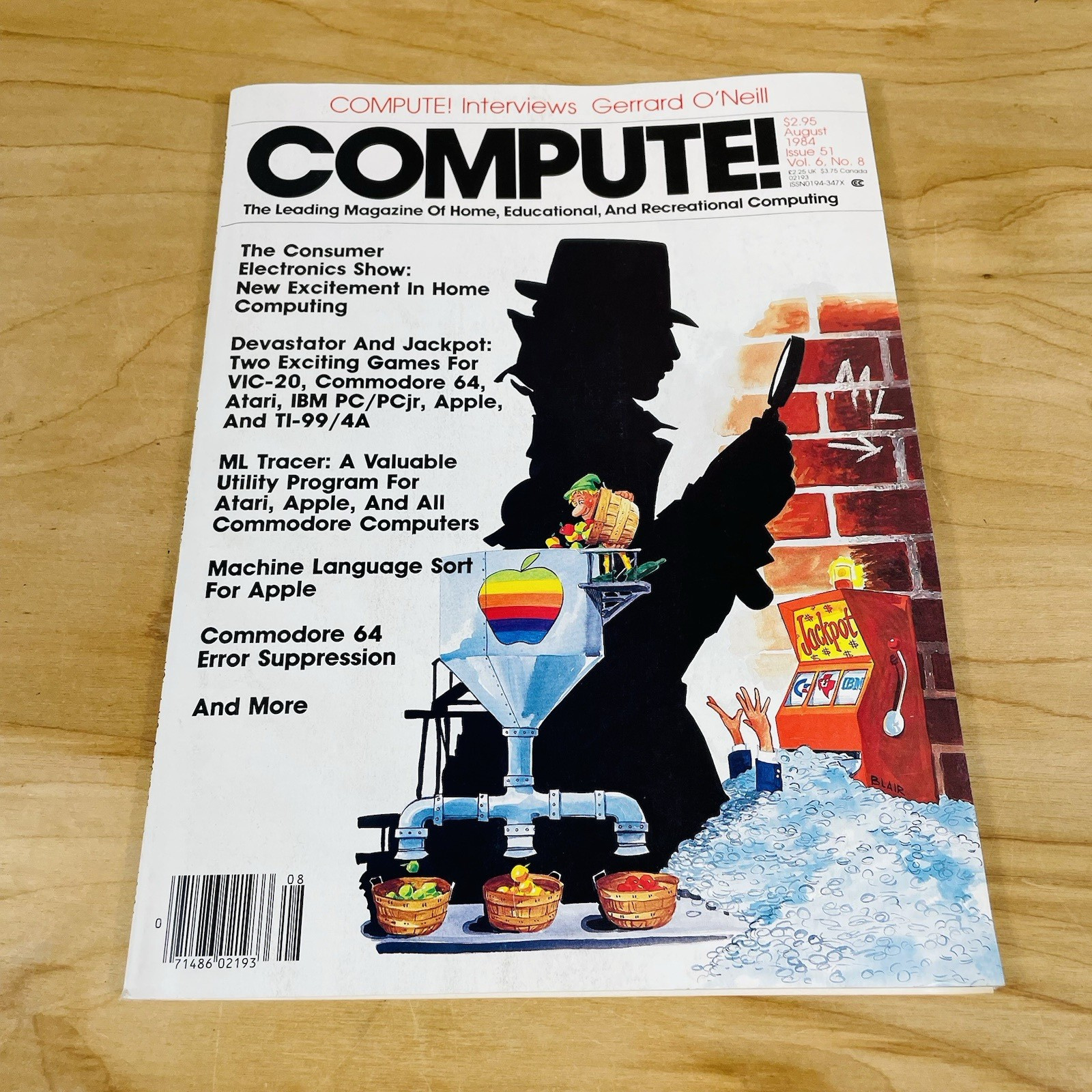 COMPUTE American home computer magazine Vol. 6, No. 8, Issue 51 August 1984