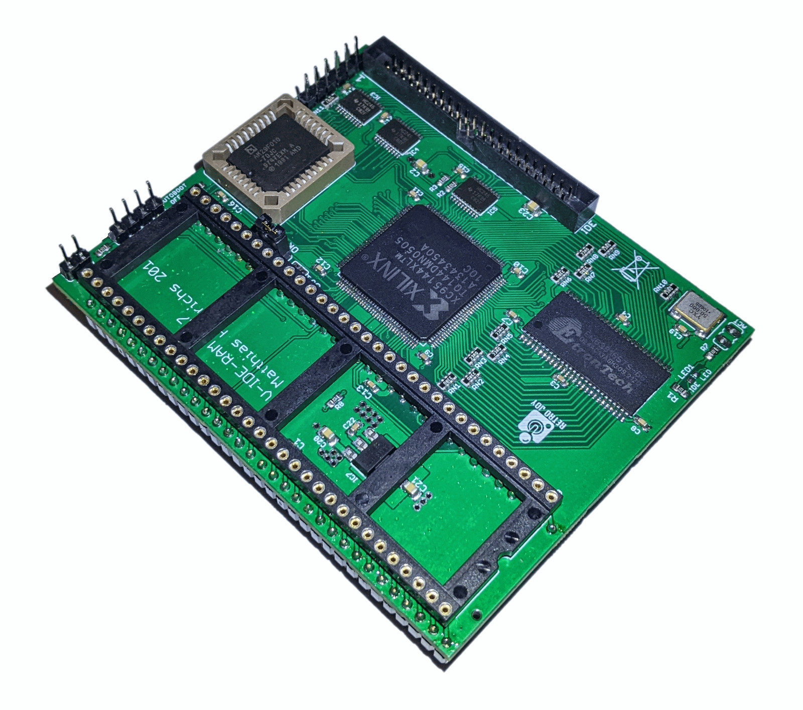 Amiga RAM 8MB IDE 44 PIN 2.5 68000 CPU Slot 500 2000 CDTV Card