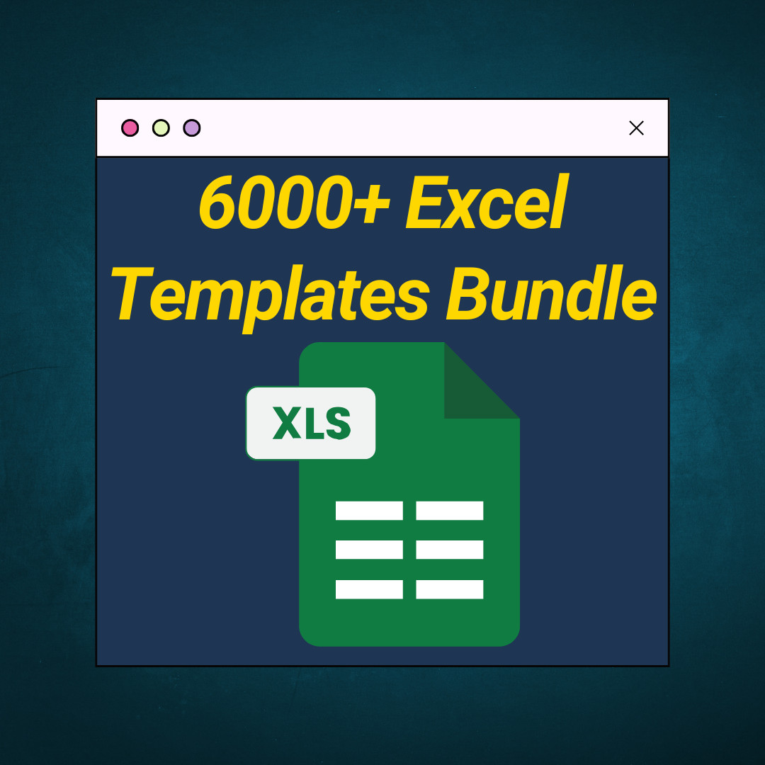 6000+ Excel Templates Bundle PLR MRR | Business, Budgeting, Project Management