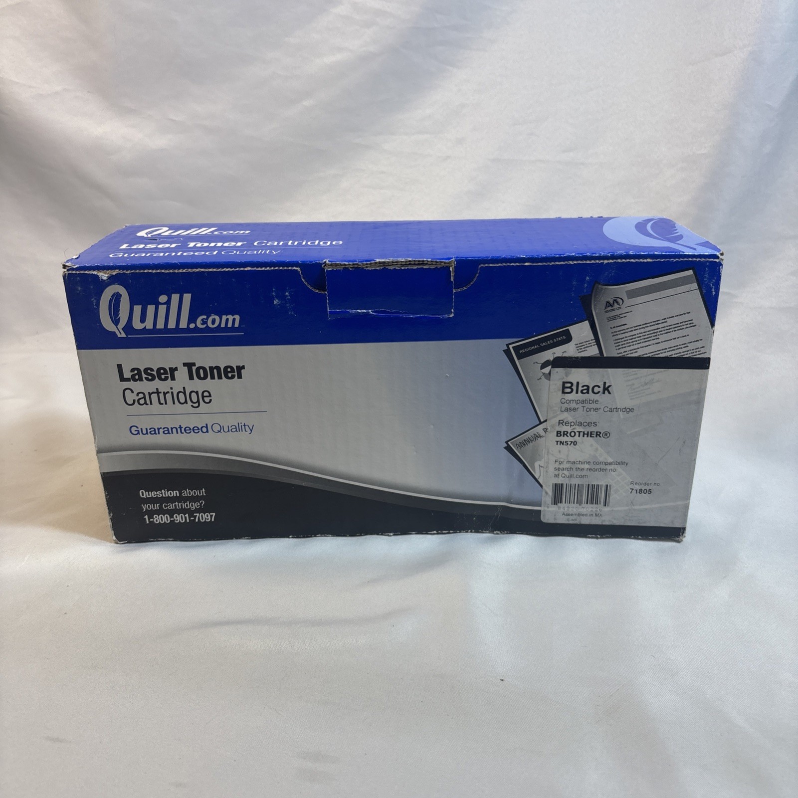 Quill For Brother TN570 Black Compatible Laser Toner Cartridge BRAND NEW