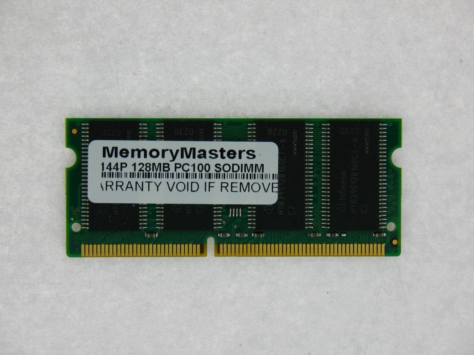 128MB SDRAM MEMORY RAM PC100 SODIMM 144-PIN 100MHZ