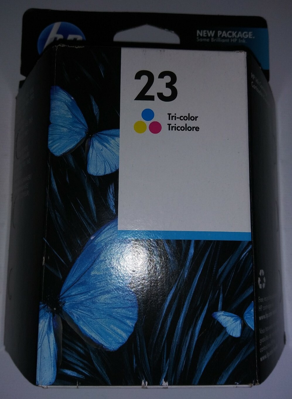 Genuine HP 23 Tri-Color Ink Cartridge New in Box C1823D Exp 02/2011