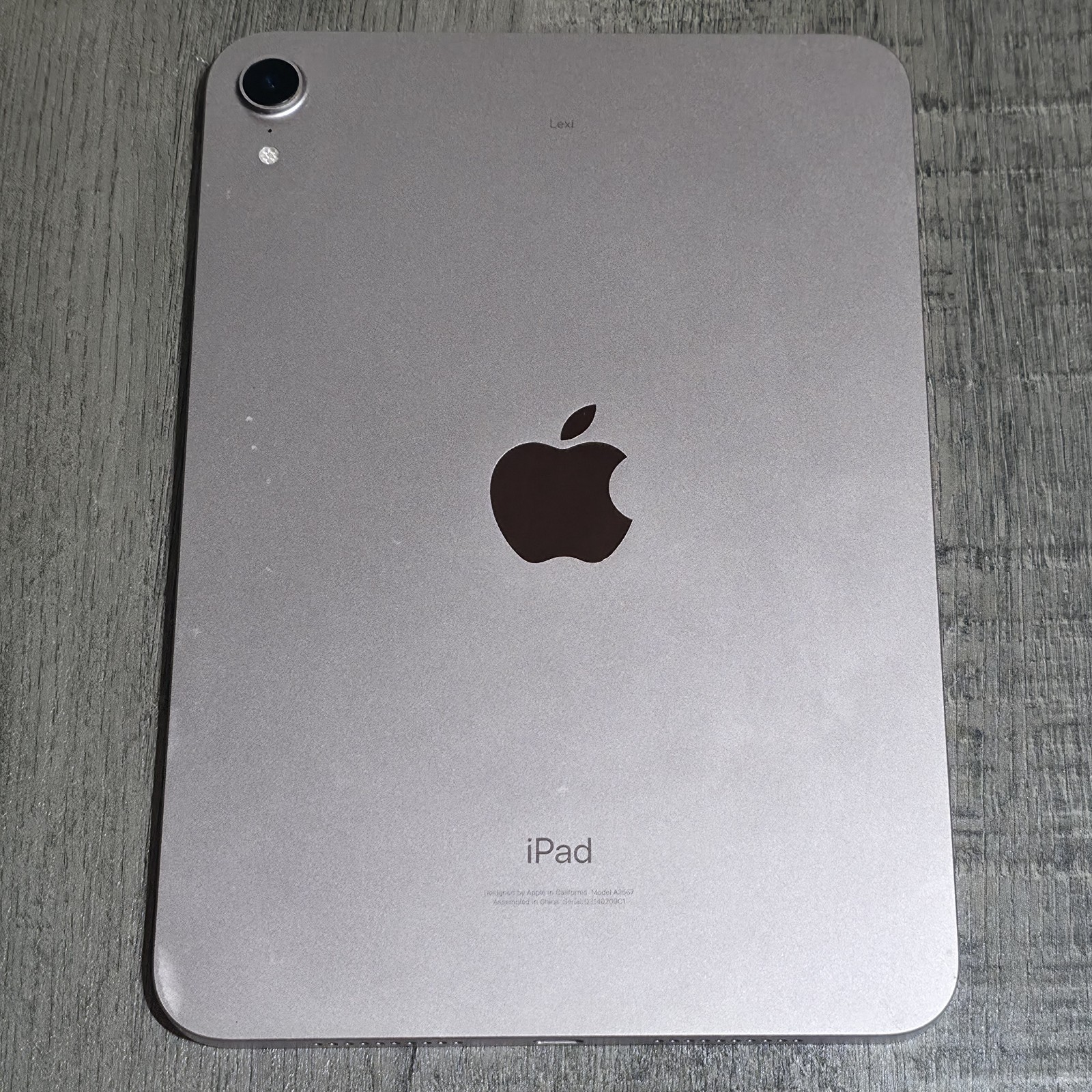 OEM Original Apple iPad Mini 6th WiFi A2567 Back Housing Battery Pink