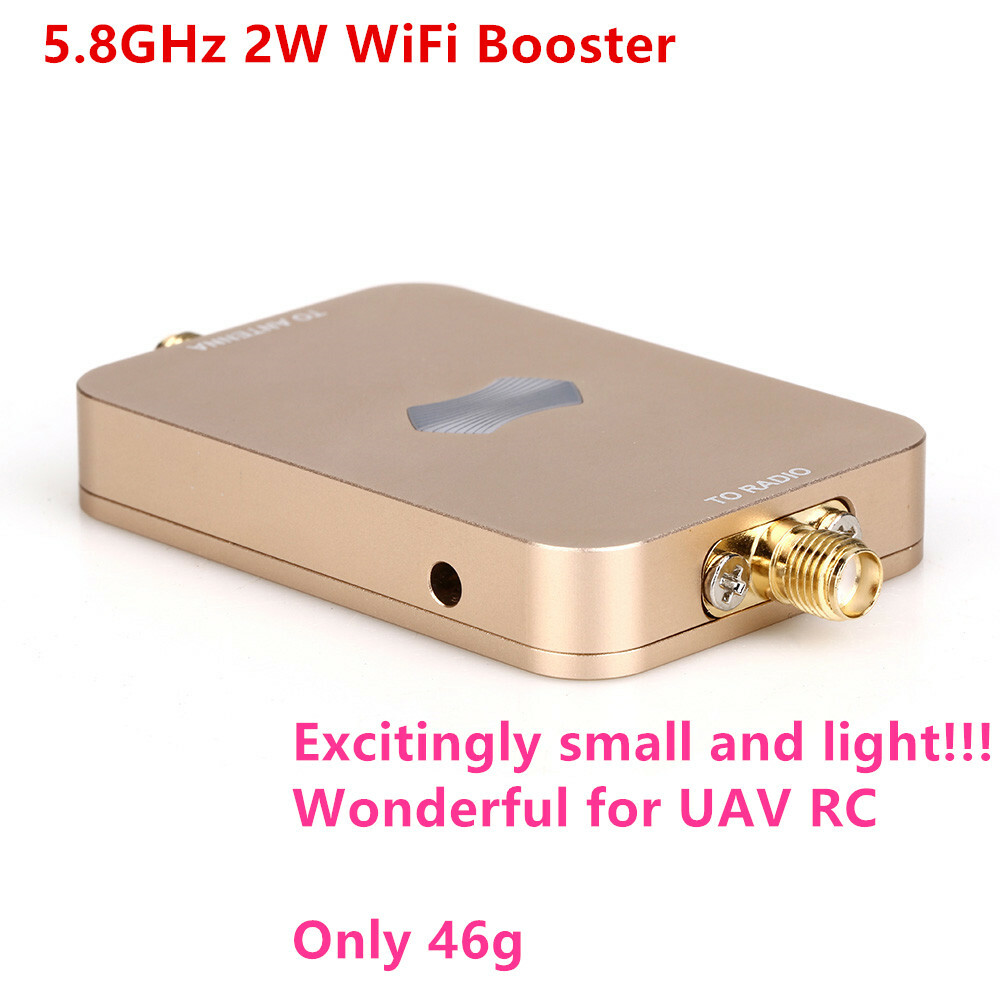 SUNHANS 5-5.8GHz uav drone Wireless Signal Booster RC58G2W 2W 33dBm Amplifier