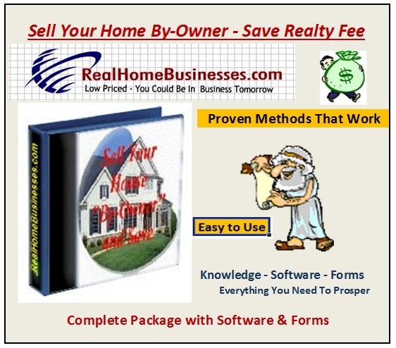 Sell Your Home By-Owner & Save The Realty Fee - All Forms & Software