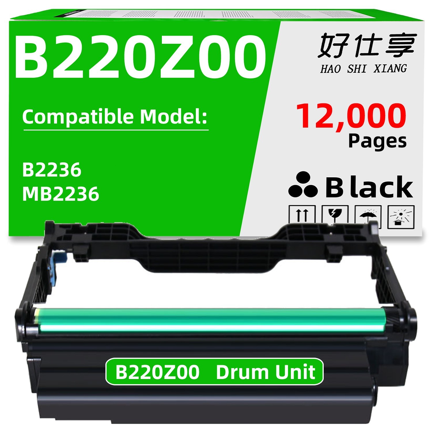 B2236 B220Z00 Imaging Unit Drum Unit Compatible for Lexmark B2236 MB2236 B2236dw