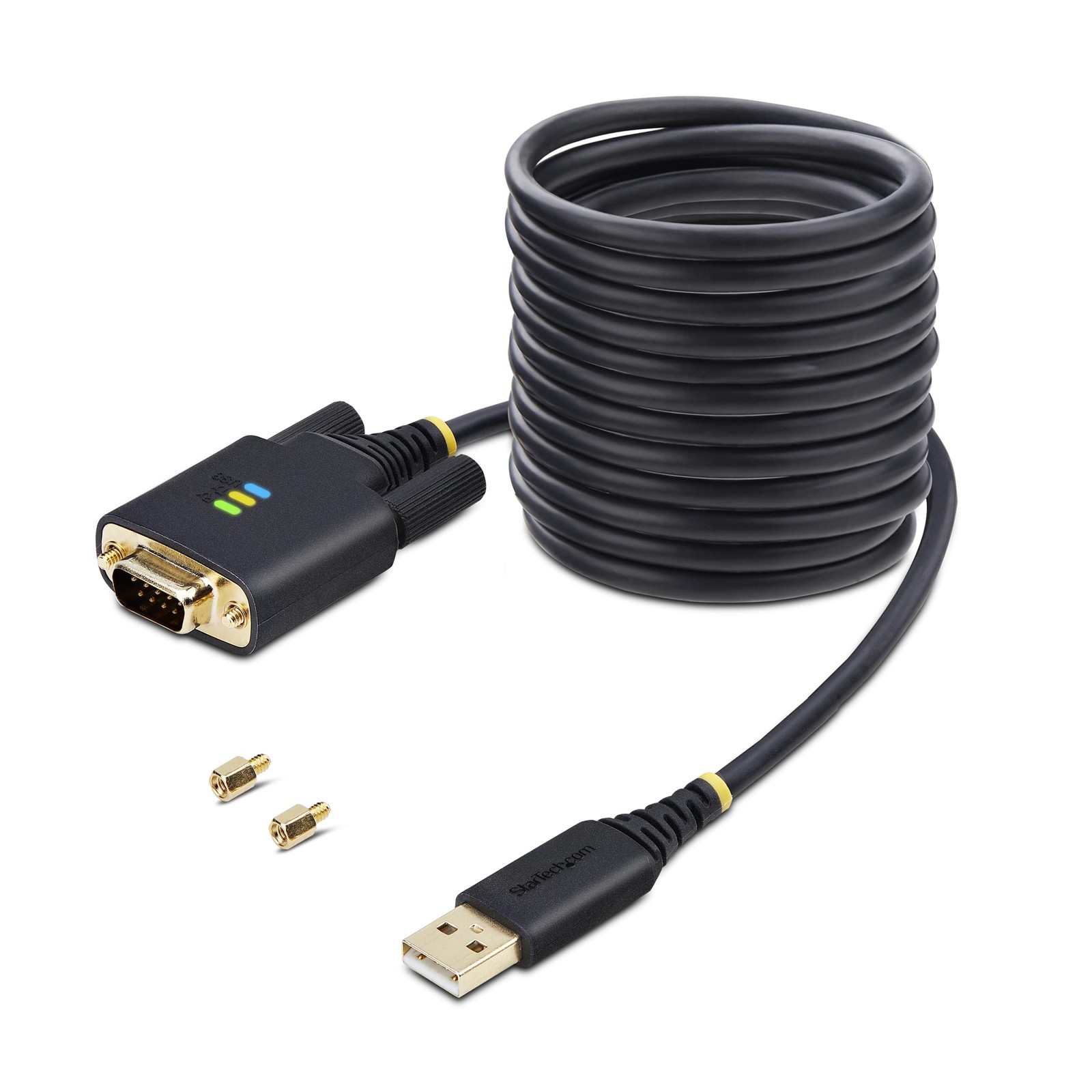 StarTech.com USB-A to RS232 DB9 Serial Cable 3m 1P10FFC-USB-SERIAL Black