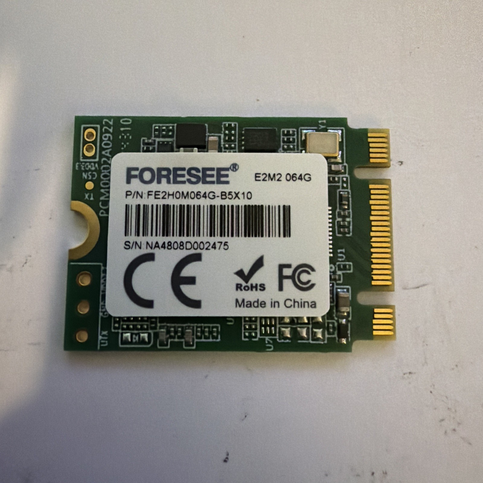 64gb 2230 M.2 FORESEE E2M2 064G EMMC PCIe Gen 2 internal Storage for steamdeck