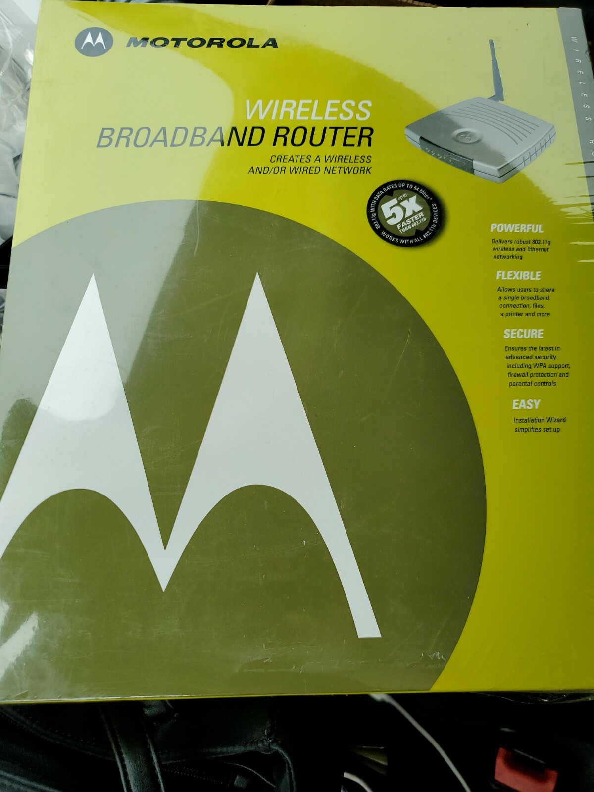 Motorola WR850G 802.11g Wireless Broadband Router NEW