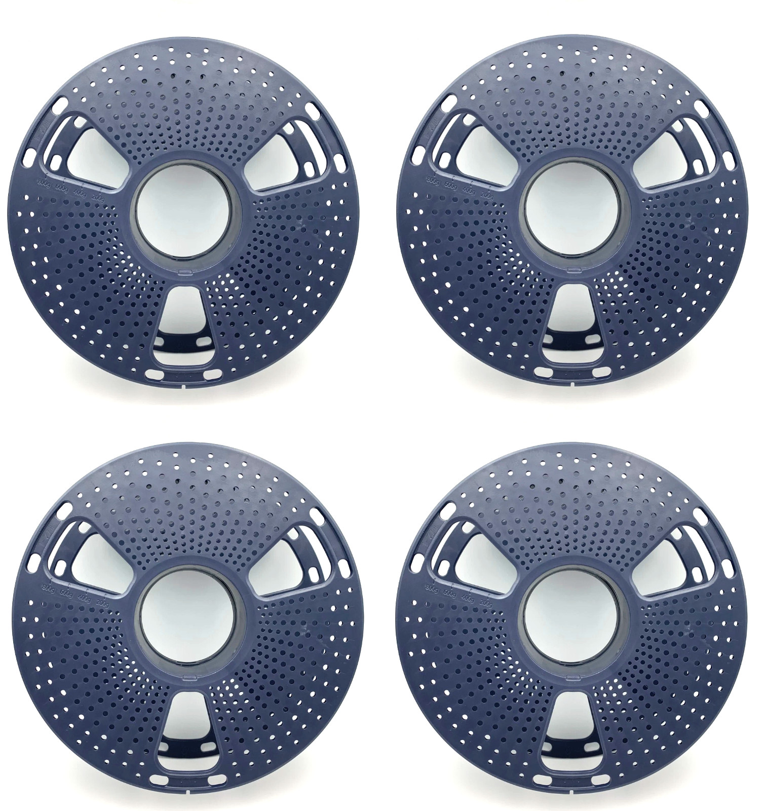 LOT OF 4 SUNLU Empty Reusable Filament Spool 1kg 1.75mm Bambu Lab AMS Refill Mas