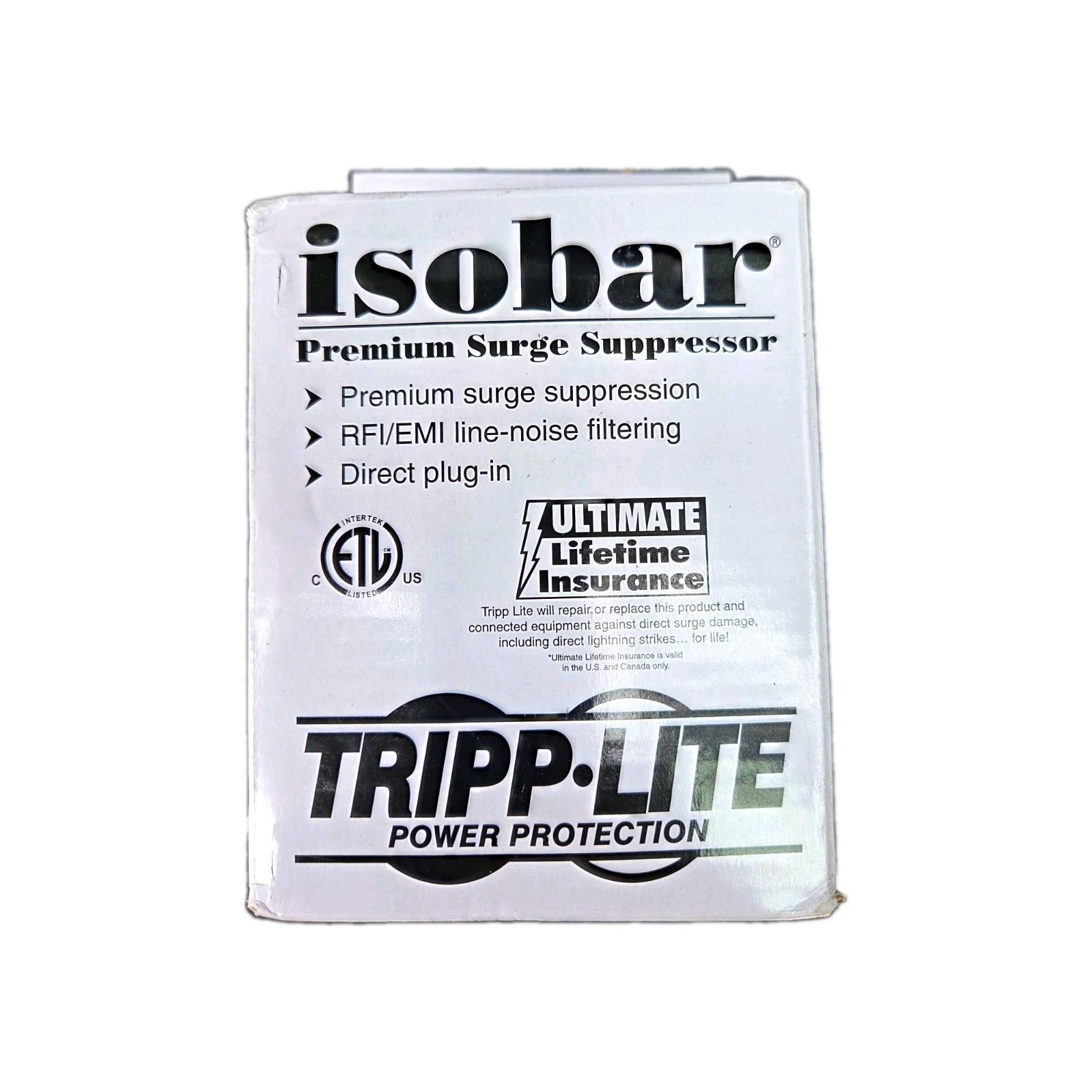 Tripp Lite Isobar ISOBLOK2-0 Surge Protector, 2-Outlet, 120V