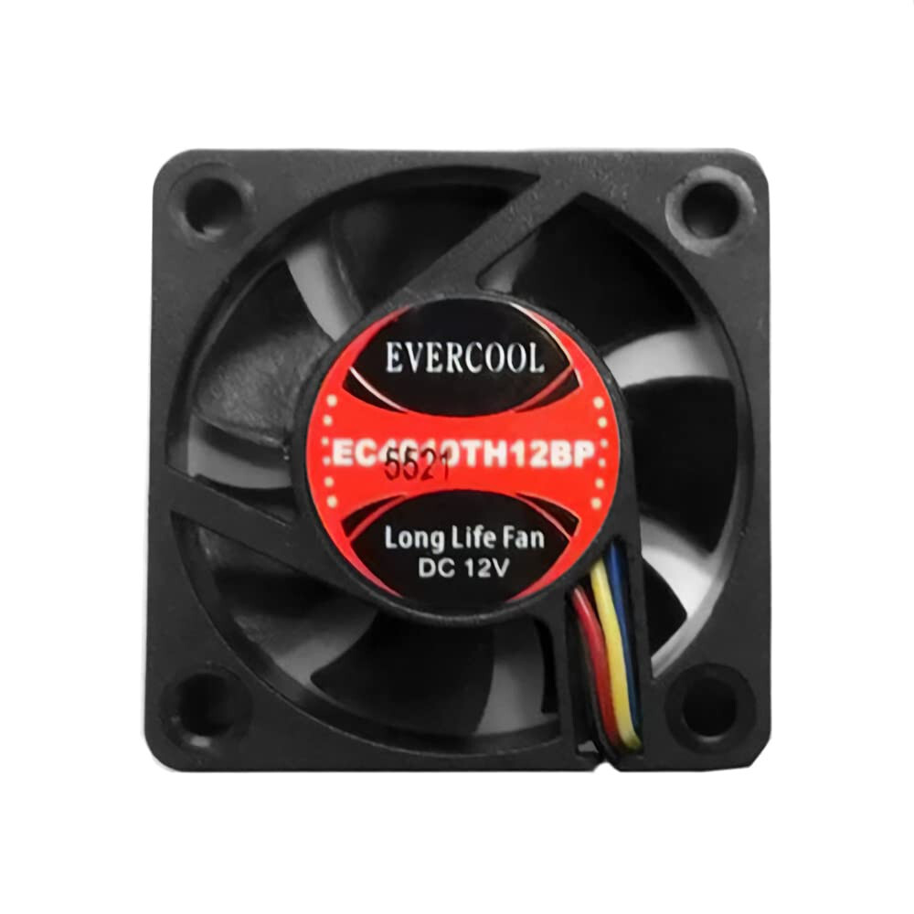 Evercool 40mm x 10mm EC4010TH12BP 12V Computer Case Cooling Fan 4-Pin PWM