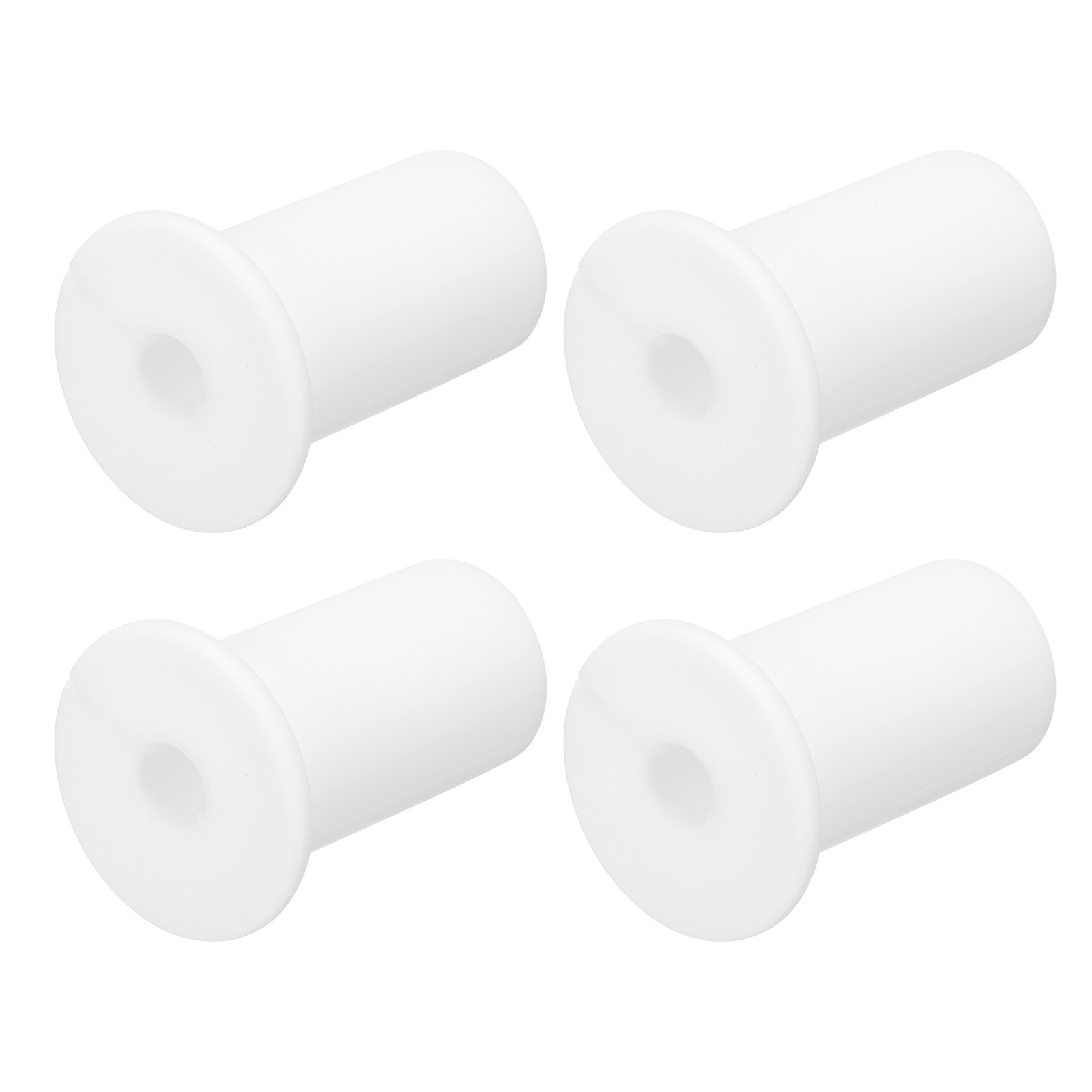 4PCS Wall Grommets for Cables 3/4" Cable w 7mm Hole Silicone White