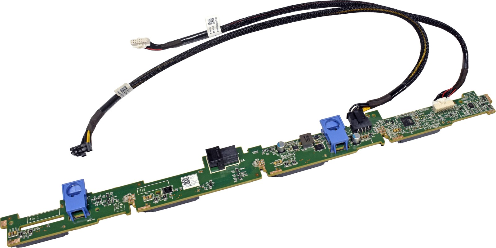 DELL 0JWG9T LFF SAS Backplane 4x 3.5” for PowerEdge R340 R440 R640 + Cable