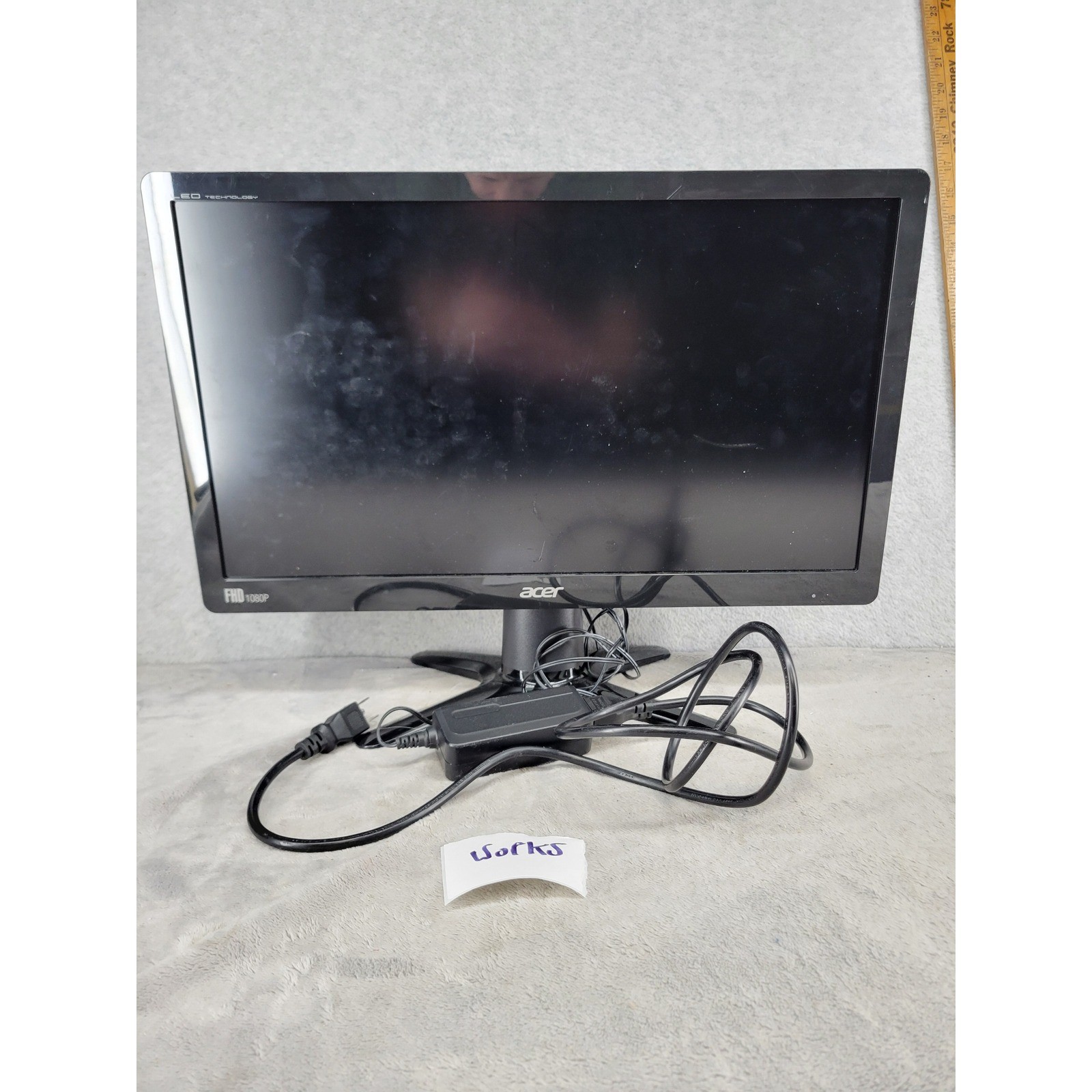 Acer S200HQL 19.5 Inch LED LCD Monitor Black FHD 1080p VGA DVI S200HQL Gbd