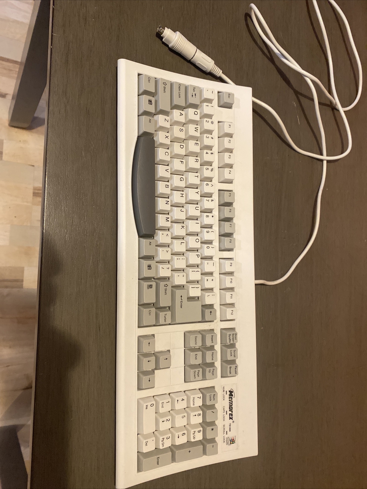 Vintage Memorex Windows Keyboard TS1000 Spill proof Design PS2 connection