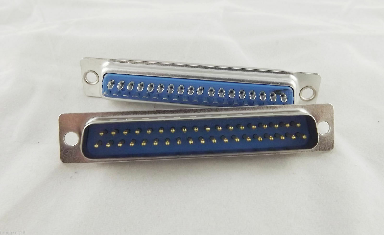 10pcs D-SUB 37 Pin DB37 Male Plug Solder Type Straight Adapter Connector 2 Rows