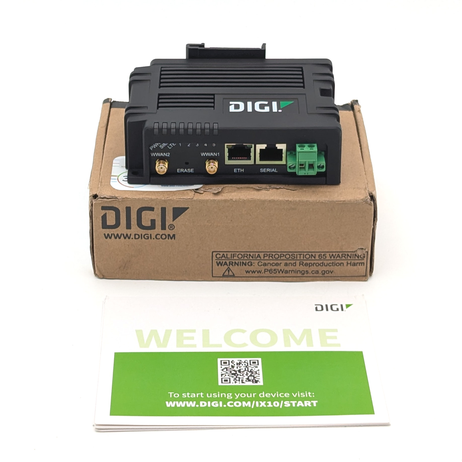 Digi IX10 Industrial Cellular Ethernet Modem/Wireless Router (50002009-01)
