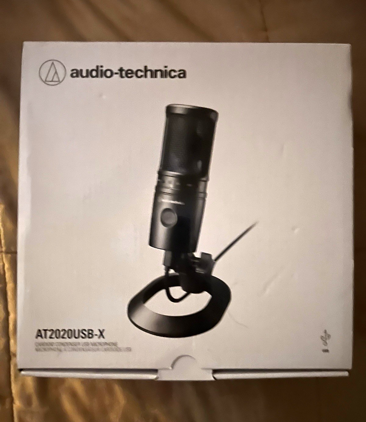 NEW Audio-Technica AT2020USB-X Cardioid USB Condenser Mic Mute, Headphone Jack