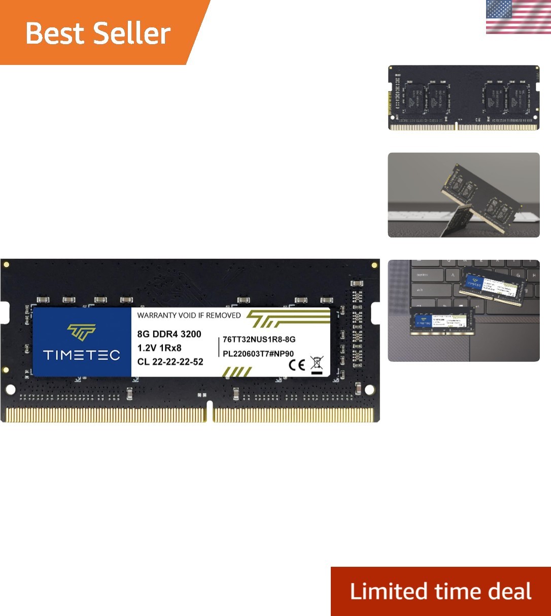 Upgrade Your Laptop with 8GB 3200MHz DDR4 SODIMM RAM - Easy Installation
