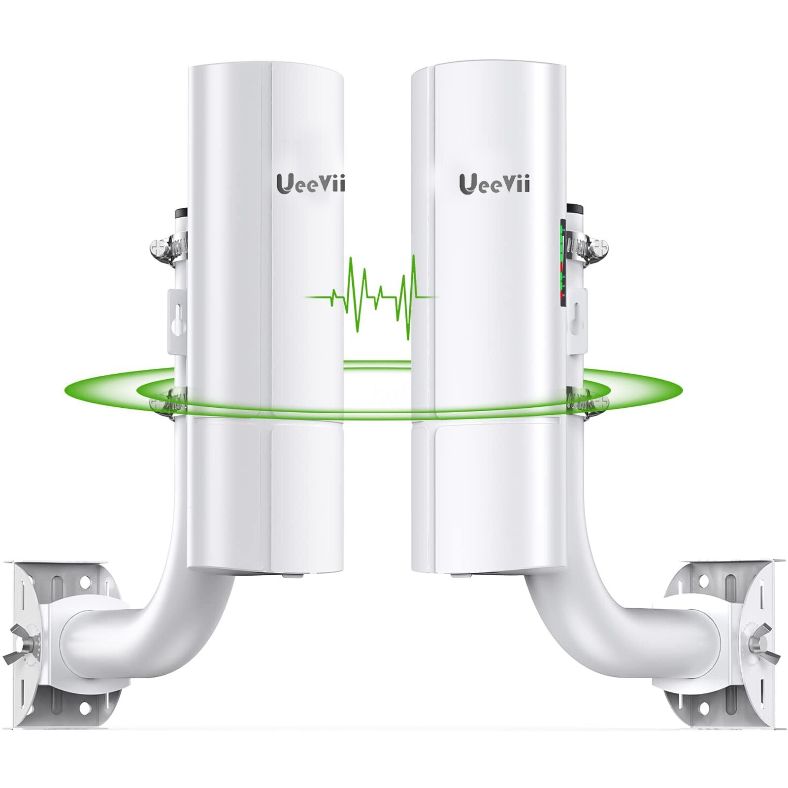 UeeVii Wireless Bridge w/ Mounts Point to Point/Multipoint WiFi Bridges 1000Mbps