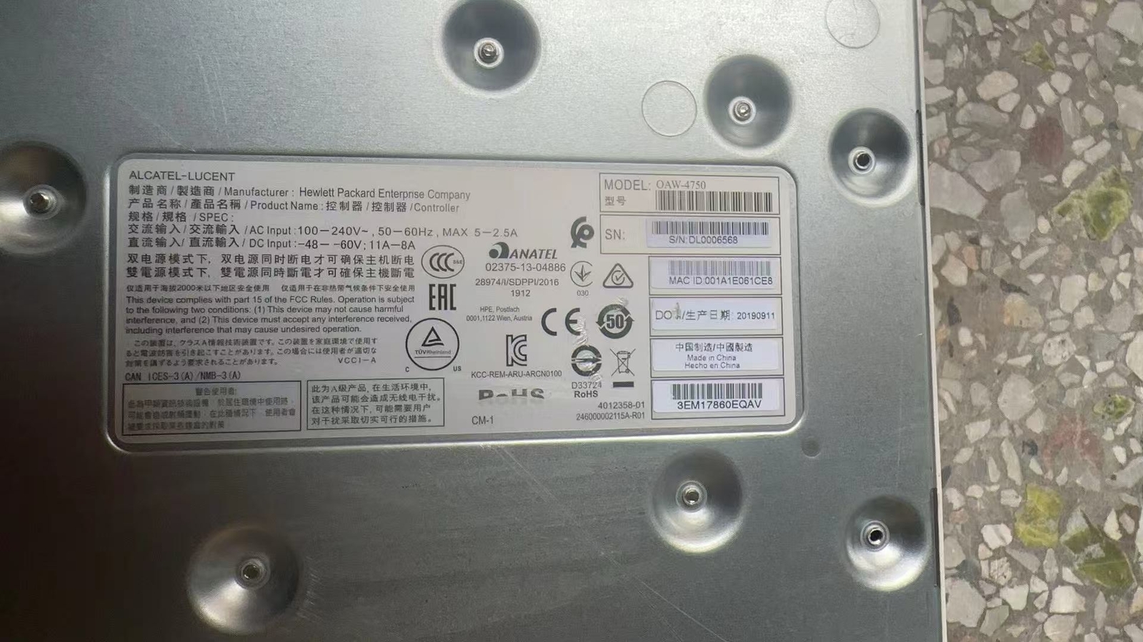 Alcatel-Lucent Enterprise OAW-4750XM OmniAccess 4750XM Controller Tested