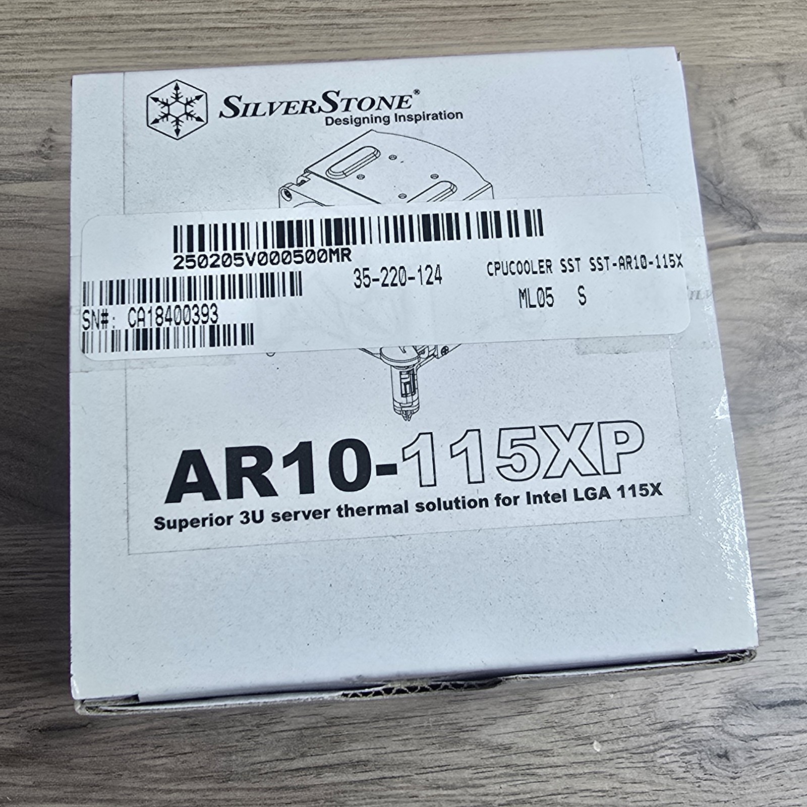 SilverStone Technology AR10-115XP 3U Rackmount Server/Small Form Factor Cooler