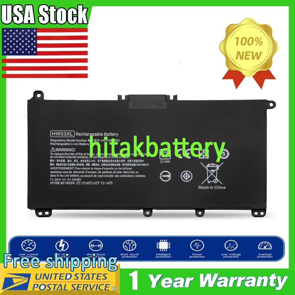 Repalcement HW03XL Battery For HP 15-EG0067ST 15-EG0027OD HSTNN-IB90 L96887-1D1