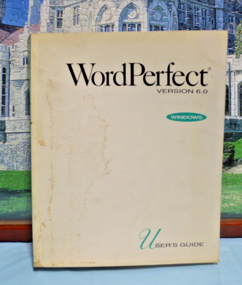 WordPerfect Version 6.0 Windows 