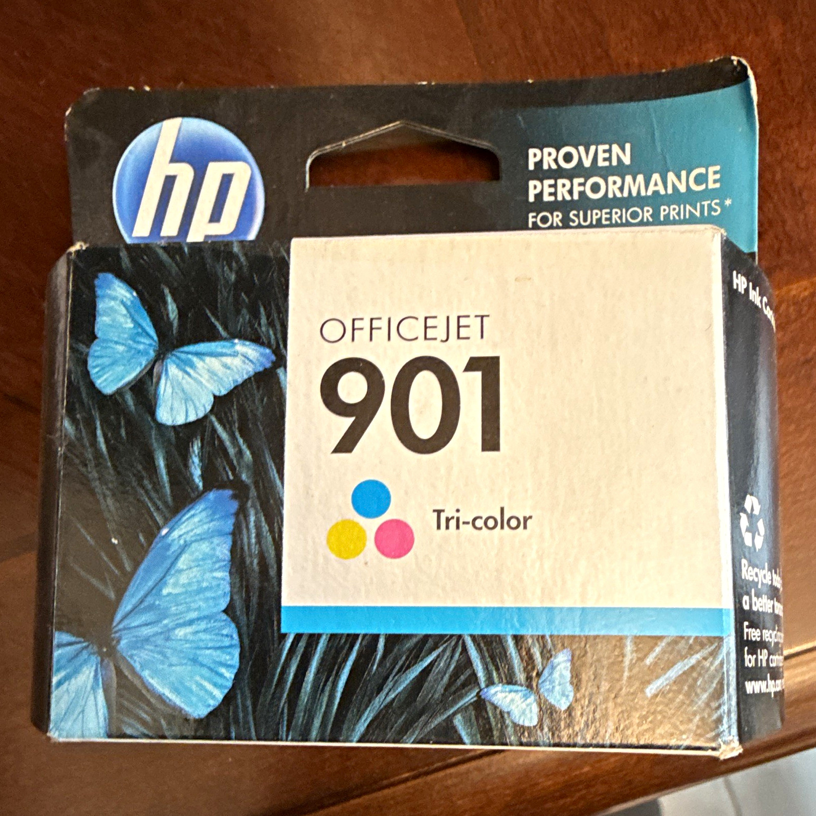 HP 901 Tri-Color Genuine/Original Inkjet Ink Cartridge for HP OfficeJet 901
