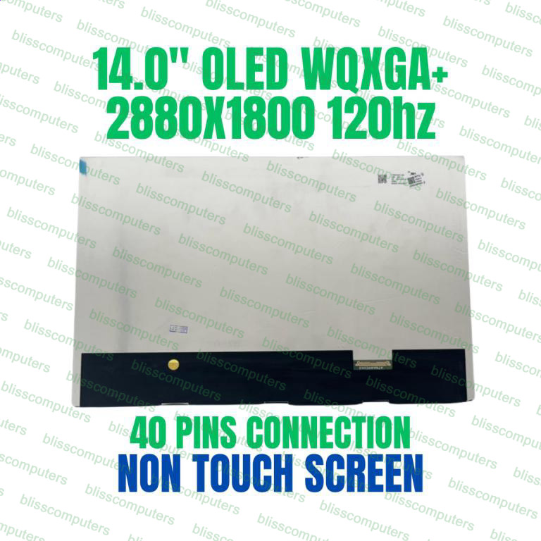 ATNA40CU03-002 ATNA40CU03 14.0" Laptop OLED Screen 2880X1800 40 Pin Non Touch