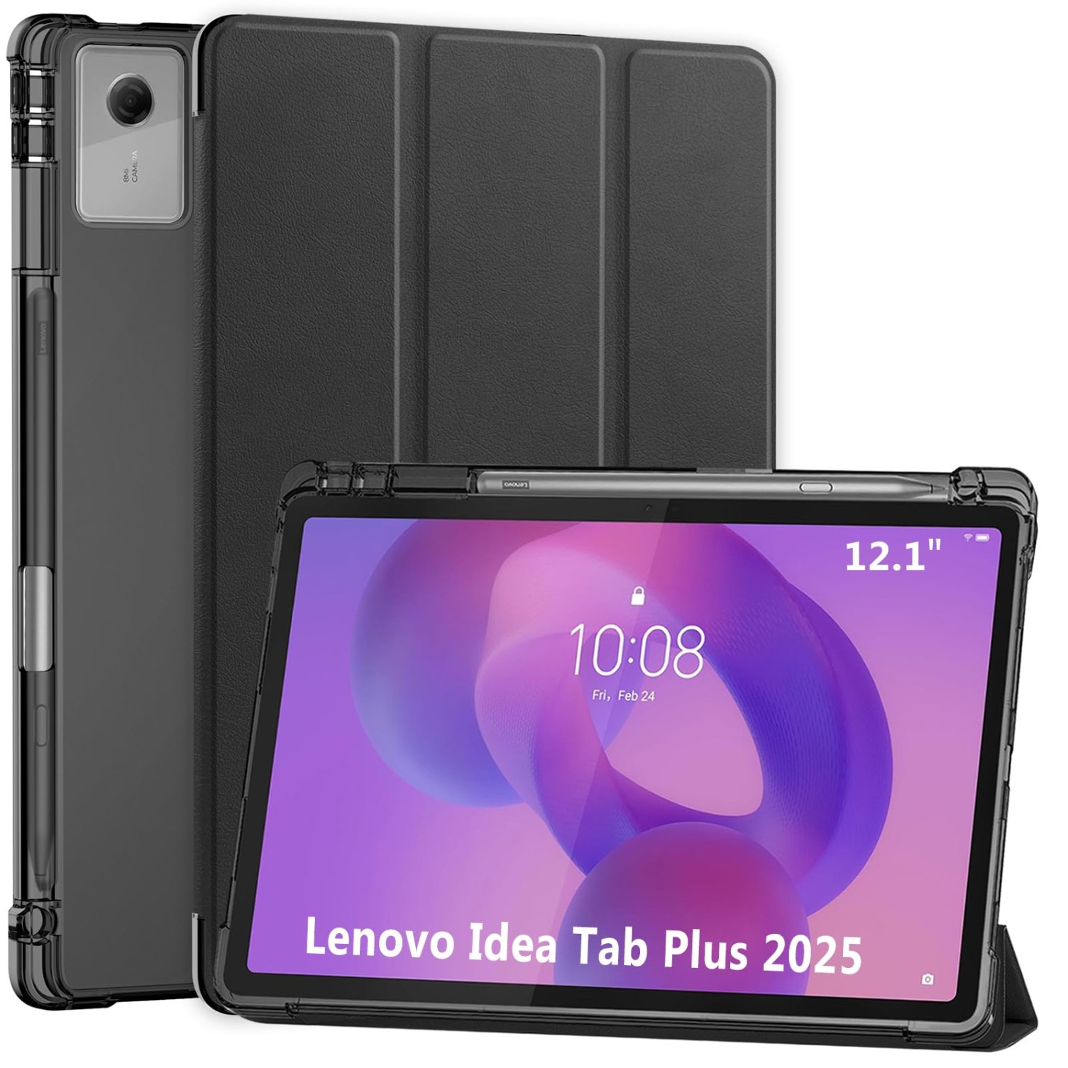 ProCase Smart Case for 2025 Lenovo Idea Tab Plus 12.1 Inch/Tab K12, Slim Light C