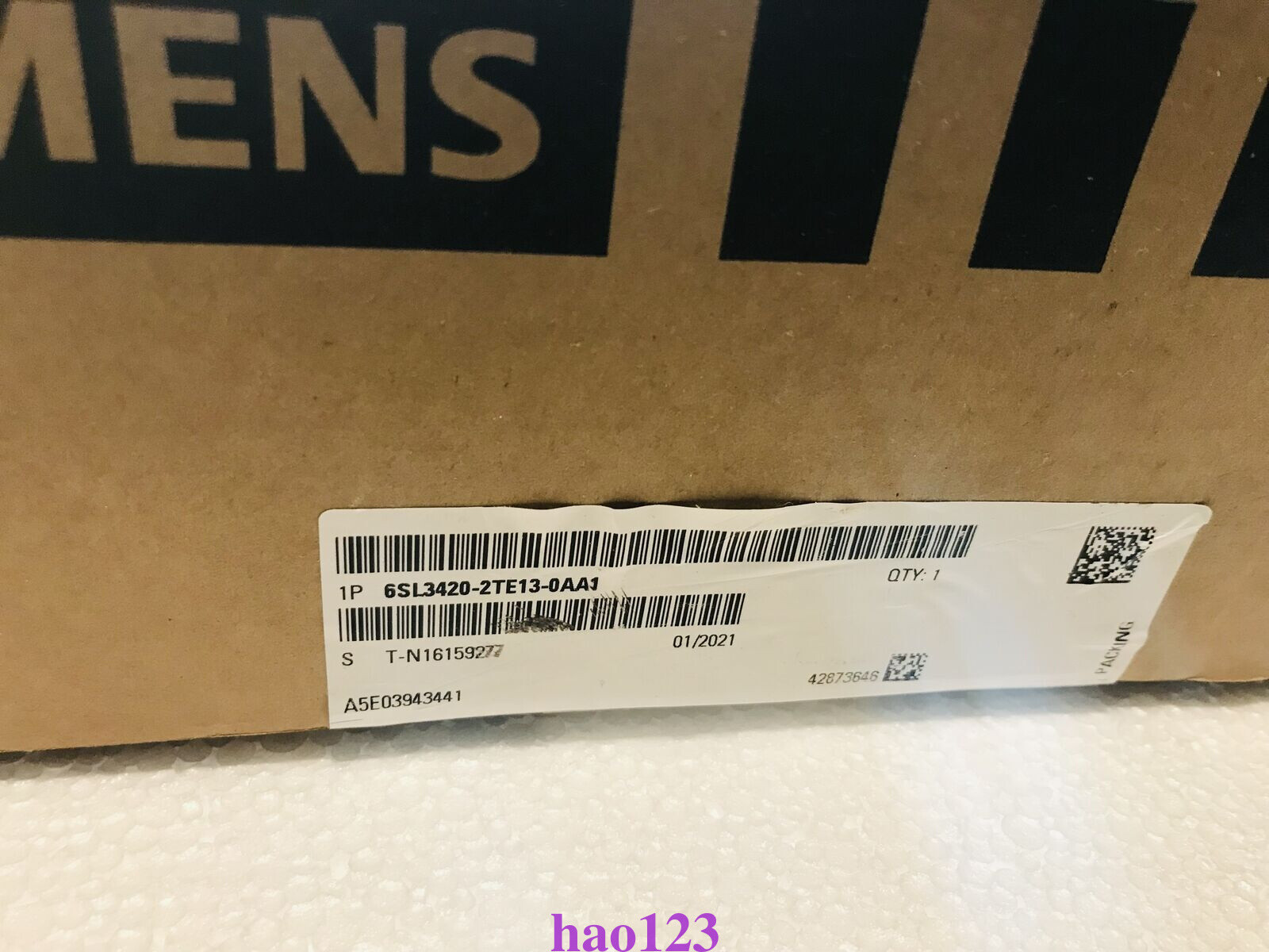 Siemens New Sealed Module 6SL3420-2TE13-0AA1 In stock Fast Shipping(DHL/FedEx)