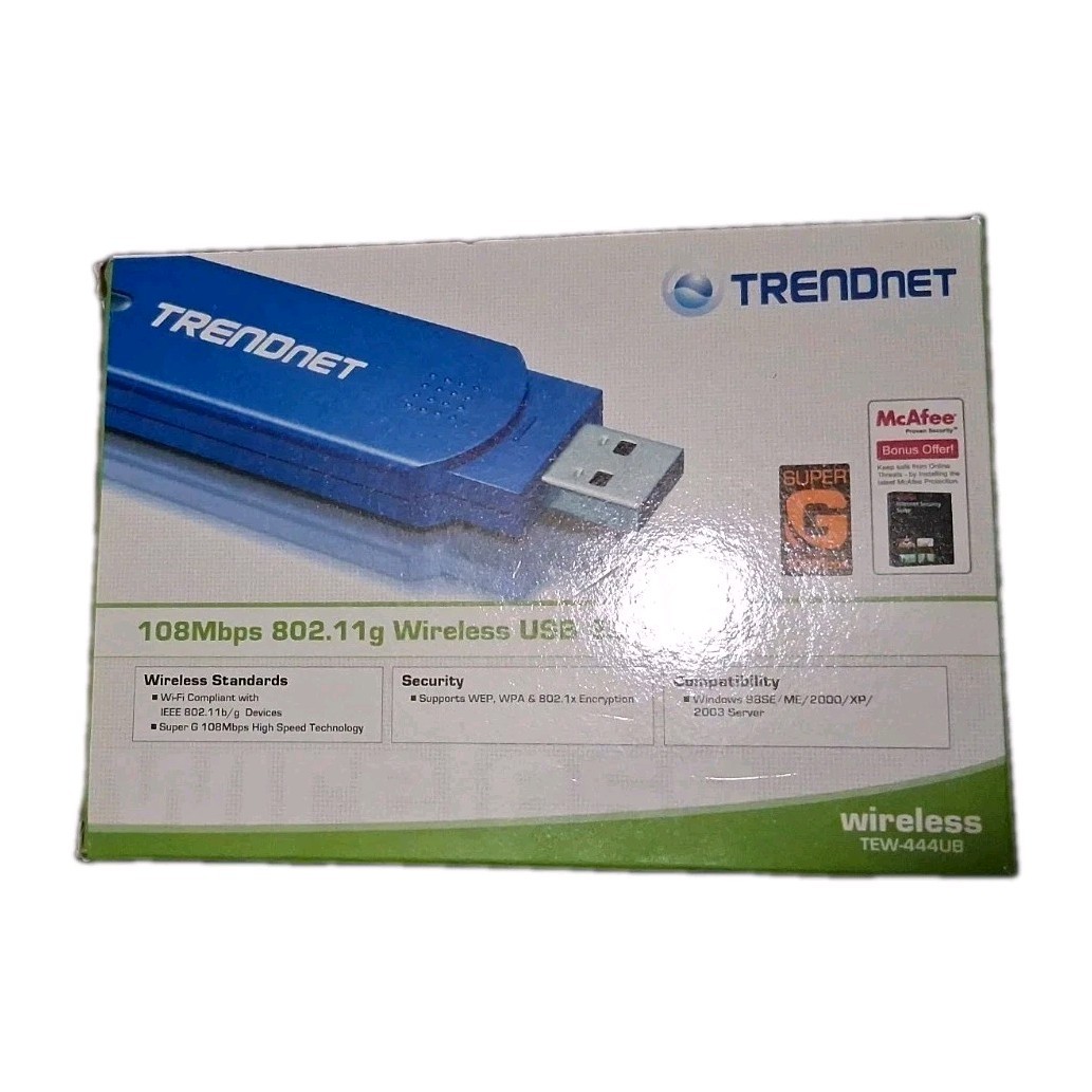 TRENDnet TEW-444UB 108Mbps Wireless USB 2.0 Adapter