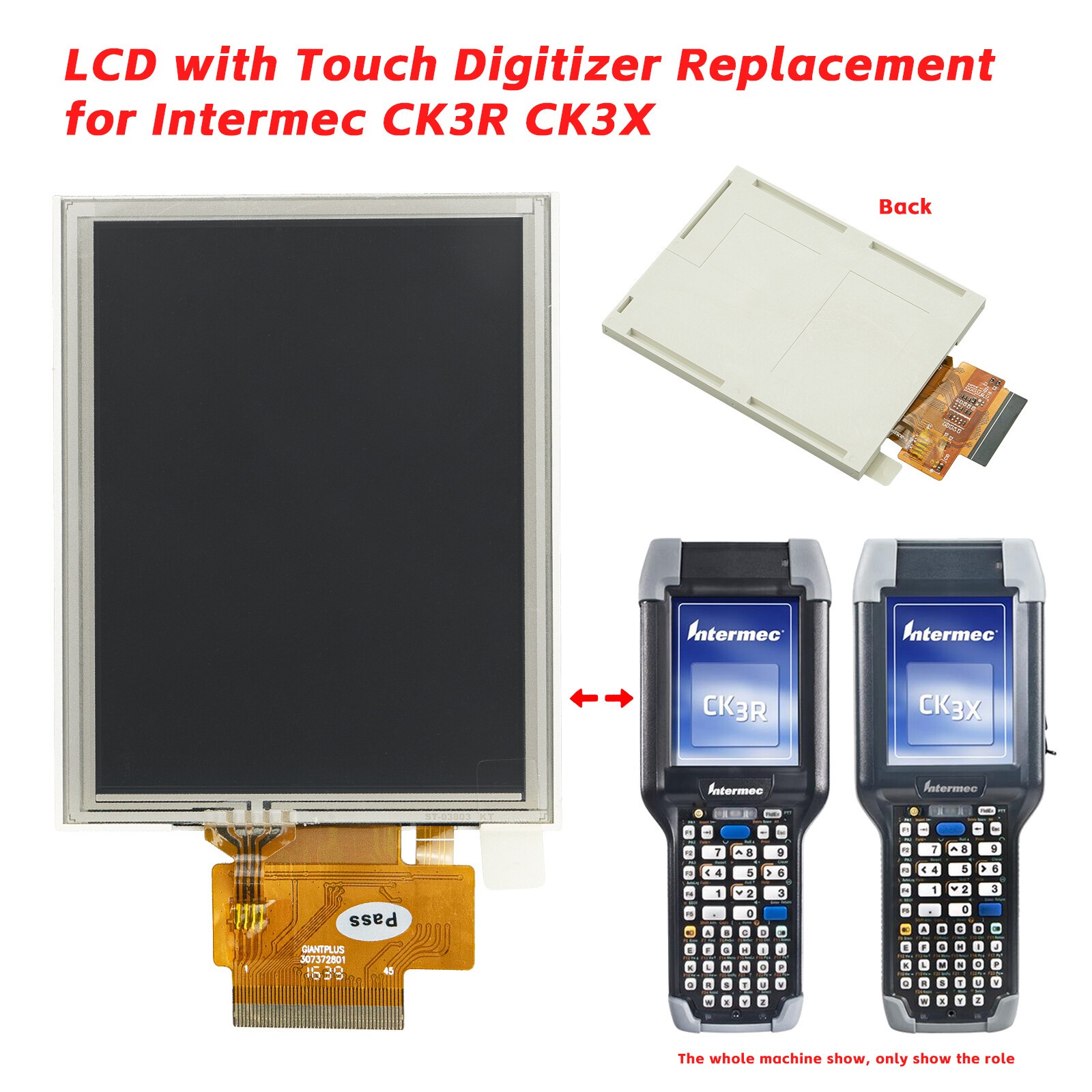 New LCD Display & Touch Digitizer Screen for Intermec CK3R CK3X LM1046A01-1D US