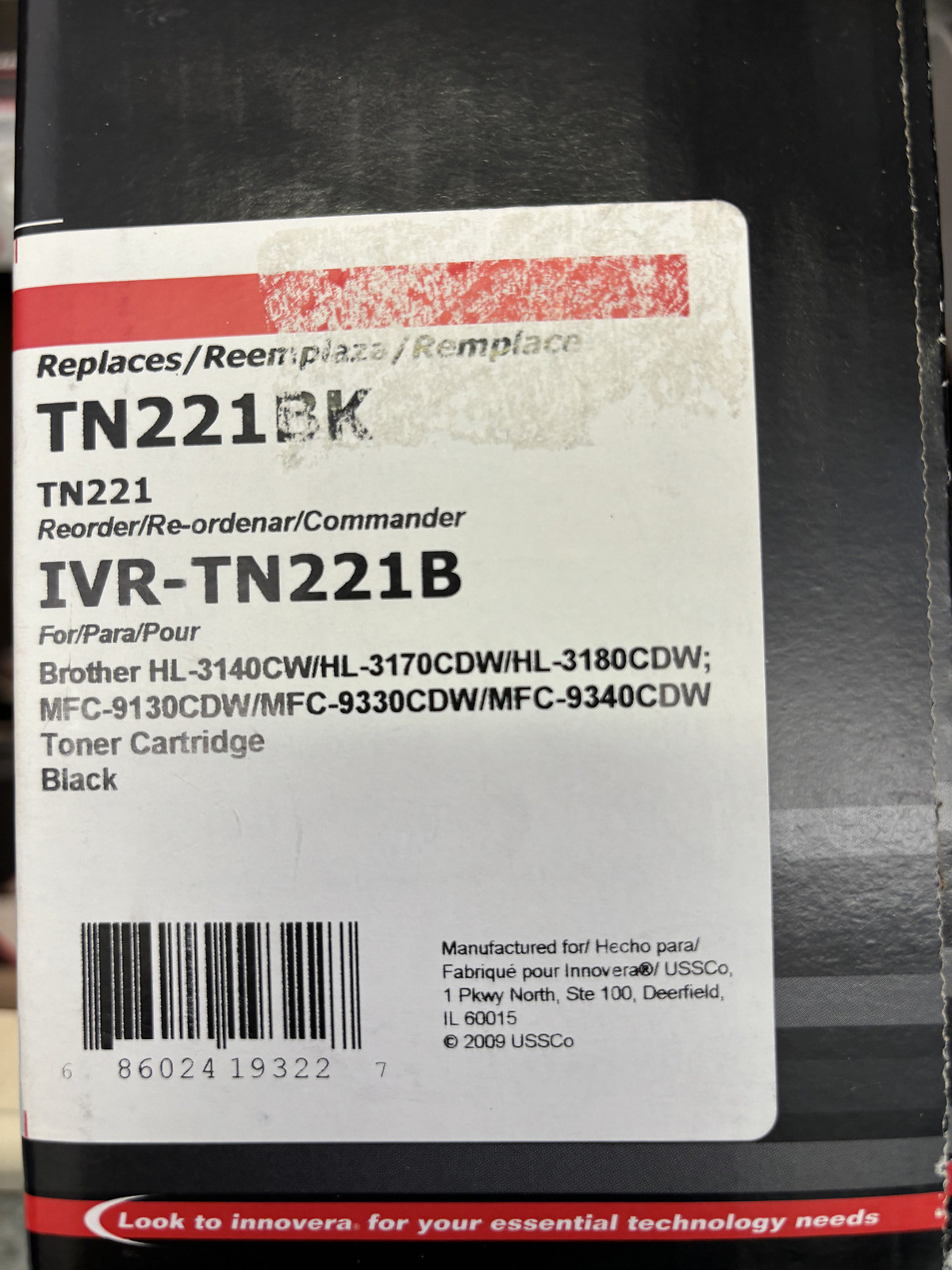 Innovera TN221BK IVR-TN221B