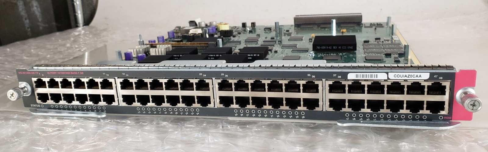 Cisco WS-X6148A-GE-TX 48-Port Gigabit Ethernet Module